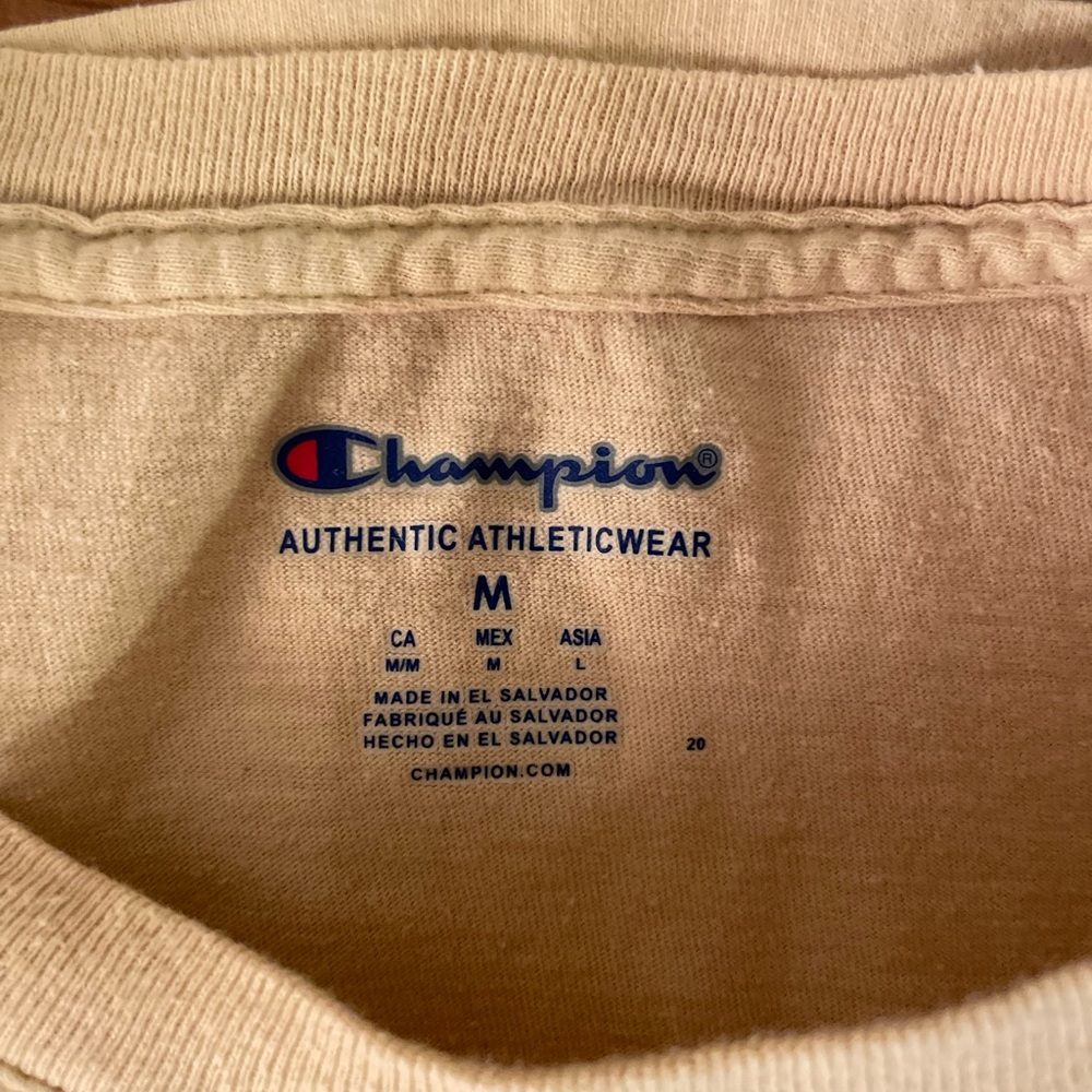 SOLD Men’s Champion T-shirt | Sz M | Yellow